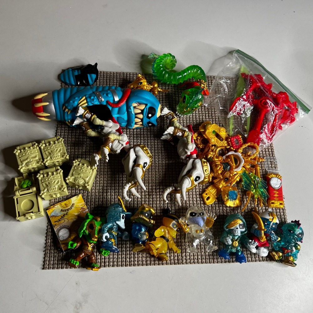 Treasure X Toy Lot Action Figures Sunken Gold Ninja Gold Monsters Accessories